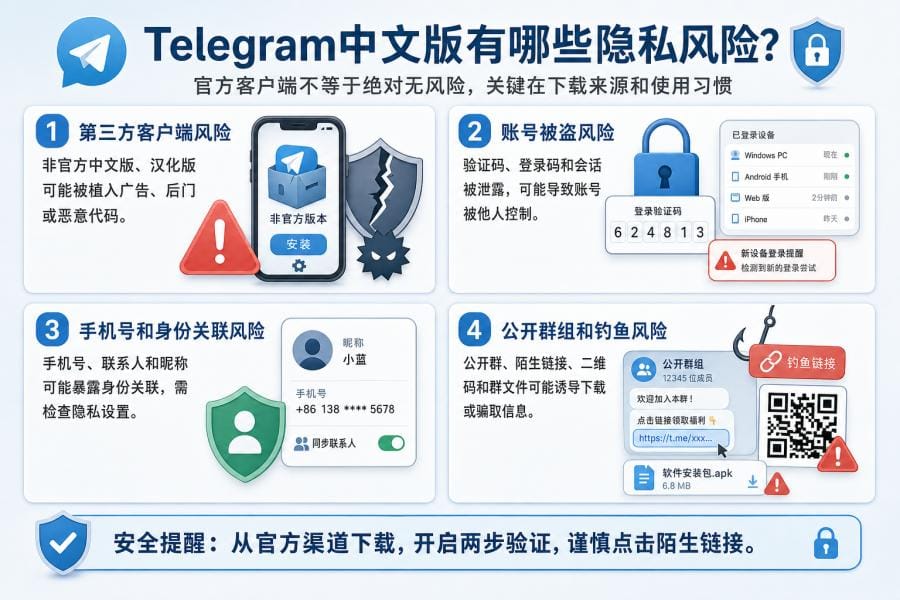 Telegram 秘密聊天和隐私设置